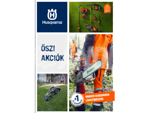 Husqvarna őszi akció katalógus 2020.